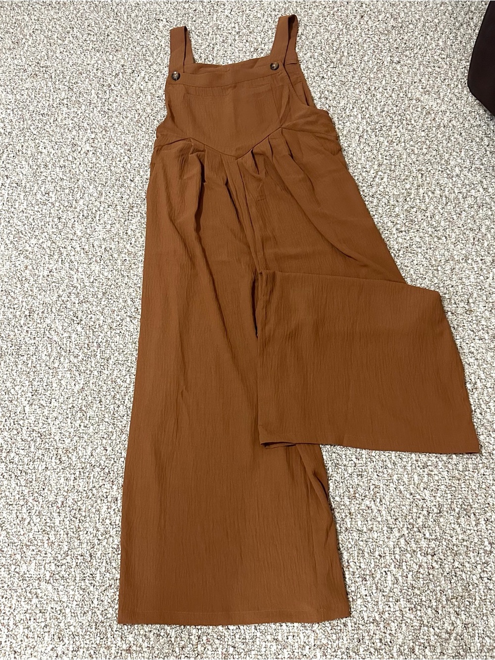 Dokotoo women’s brown sleeveless wide leg jumpsuit romper XL New - Picture 8 of 14